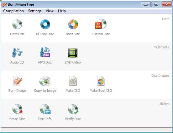 burnaware free 6.0 screenshot