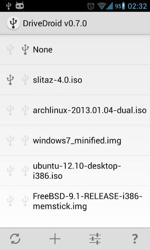drivedroid boot iso img screenshot