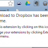 google chrome dropbox icon screenshot