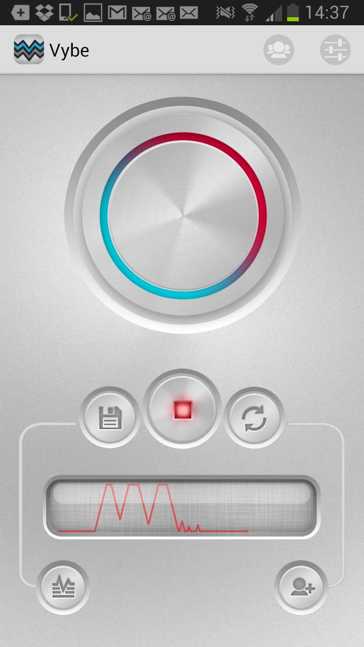 android custom vibrations screenshot