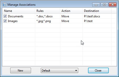 file associations