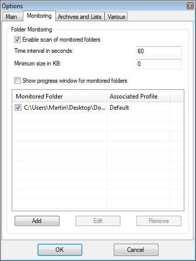 file folder monitoring