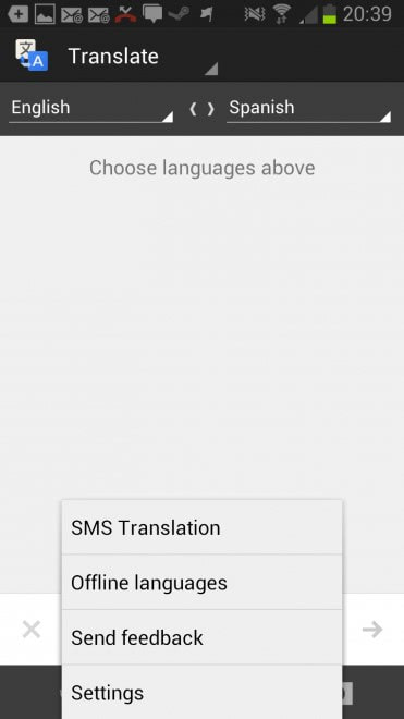 google translate app offline languages