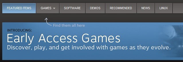 steam early access games