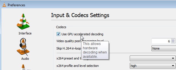 How enable gpu accelerated decoding in VLC - Tech News