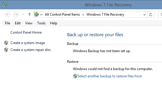 windows 7 file recovery