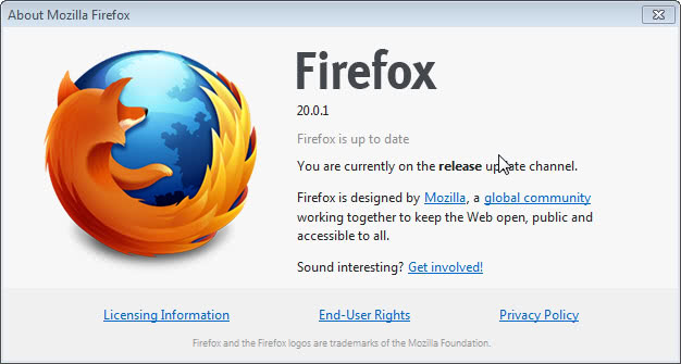 firefox 20.0.1 release