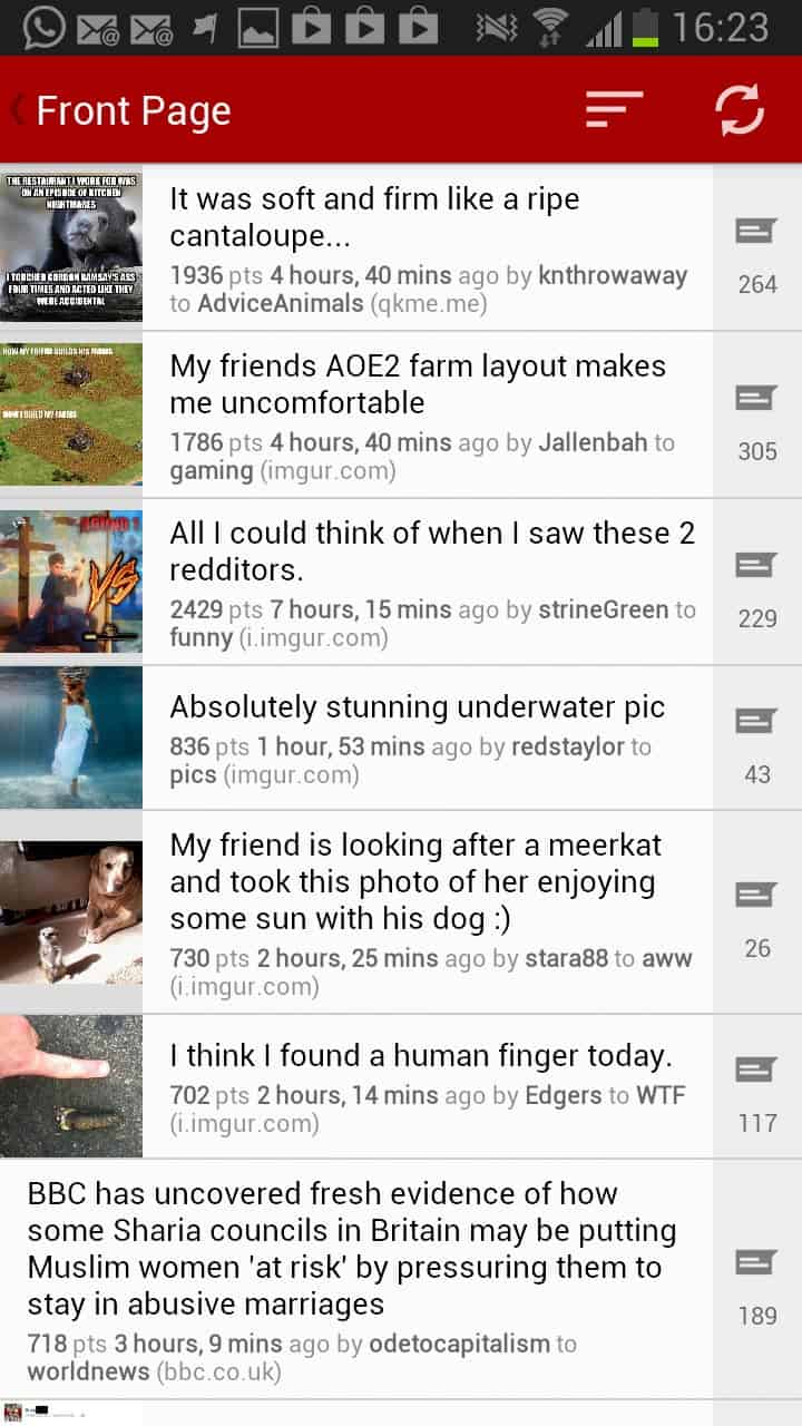 redreader reddit android