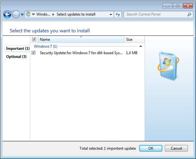 security update windows 7