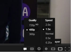 youtube play videos faster