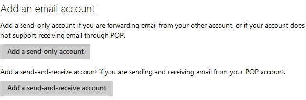 add an email account outlook
