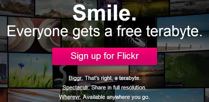 Flickr: Creative Commons photos don't count against free user 1000 photo limit