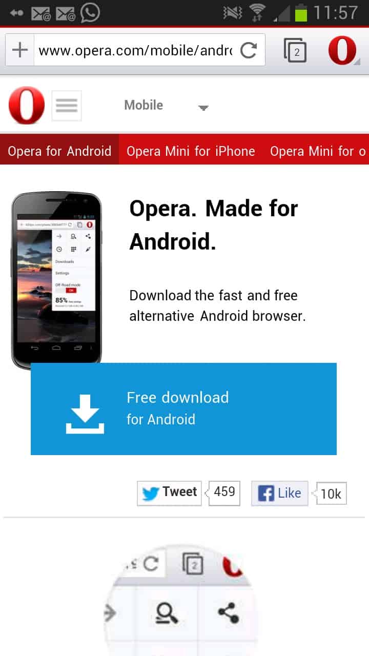 opera 14 android