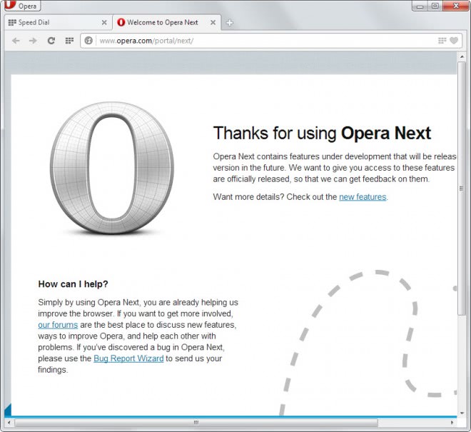 Opera 15 preview released, Mail becomes separate product