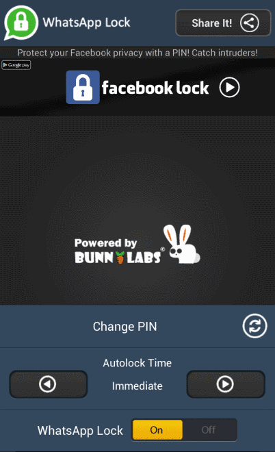 whatsapp lock