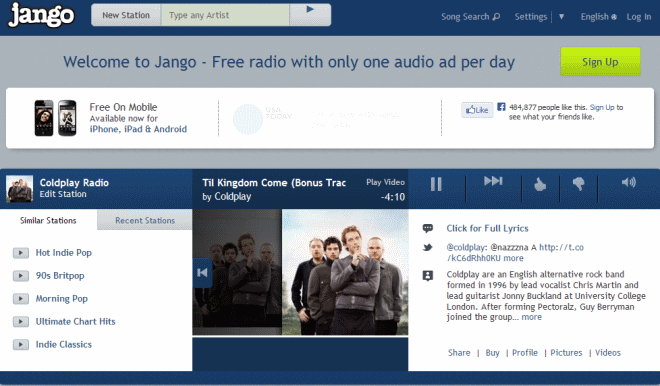 jango radio