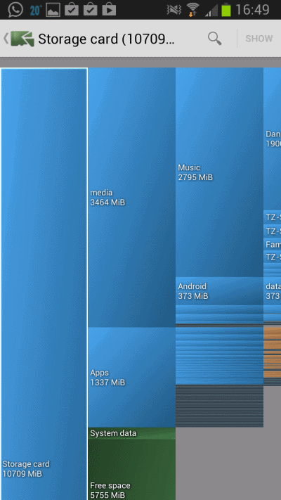 android diskusage