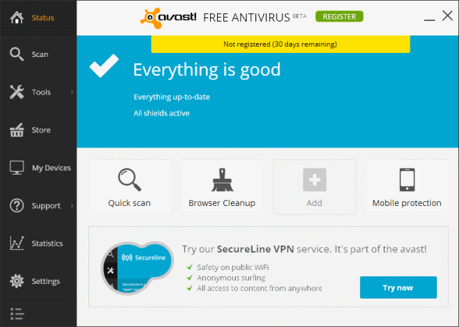 avast free antivirus 2014