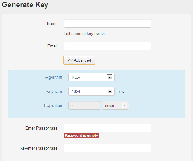 generate pgp key