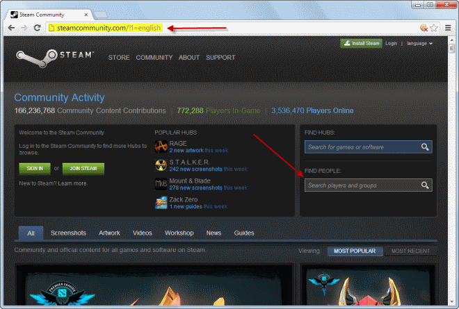 Steam Community :: Guide :: How to find a player on steam!