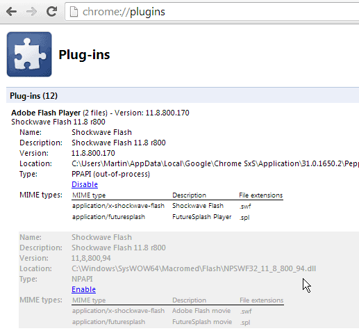 chrome plugins