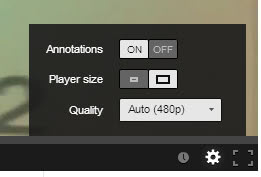 youtube annotation player size quality