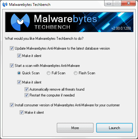 malwarebytes techbench