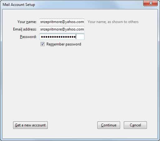 yahoo mail account setup