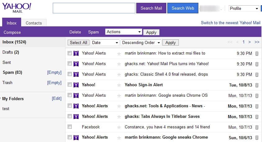 How to change back the style of text on the new Yahoo Mail ...