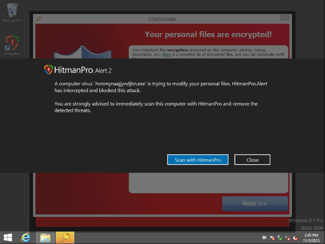 hitmanpro alert error scan failed