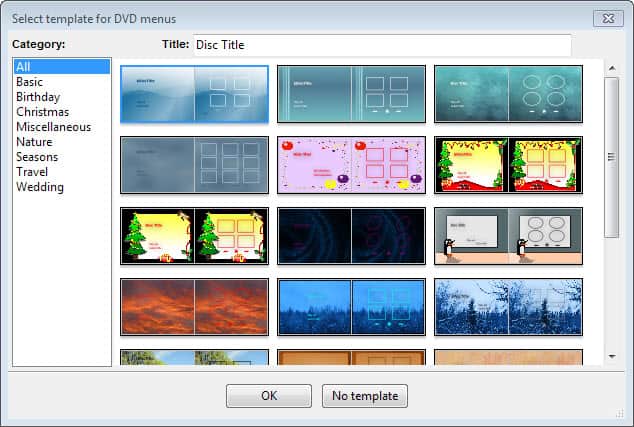 DVD-template