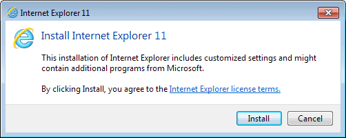 install internet explorer 11