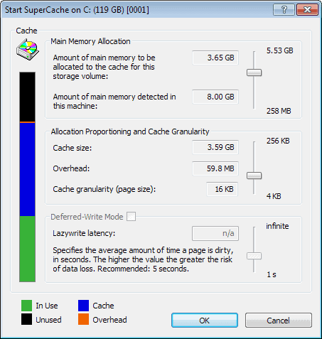 superspeed supercache error