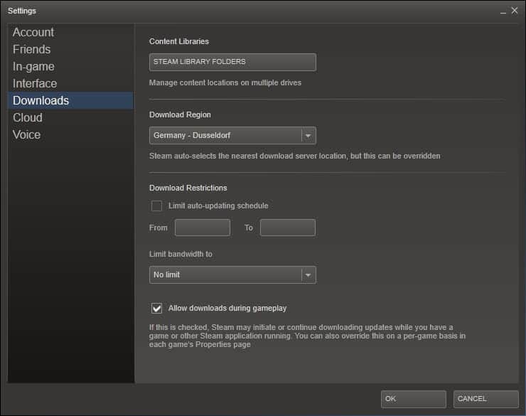 steam allow downloads during gameplay