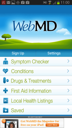 webmd for android