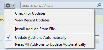 update addons automatically