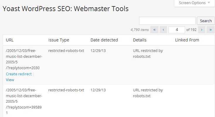yoast wordpress seo webmaster tools