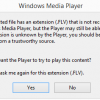 windows media player playback error