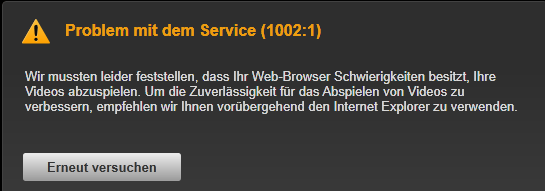 problem mit dem service 1002 1