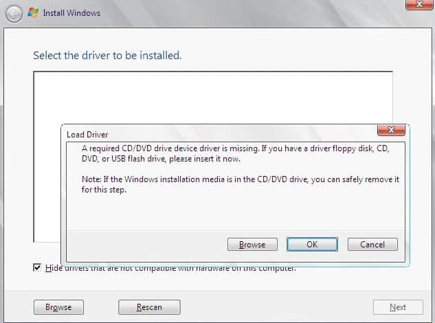 Fix Select The Driver To Be Installed When Installing Windows