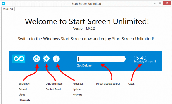 start screen unlimited