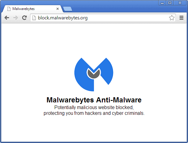 malwarebytes anti-malware website blocked