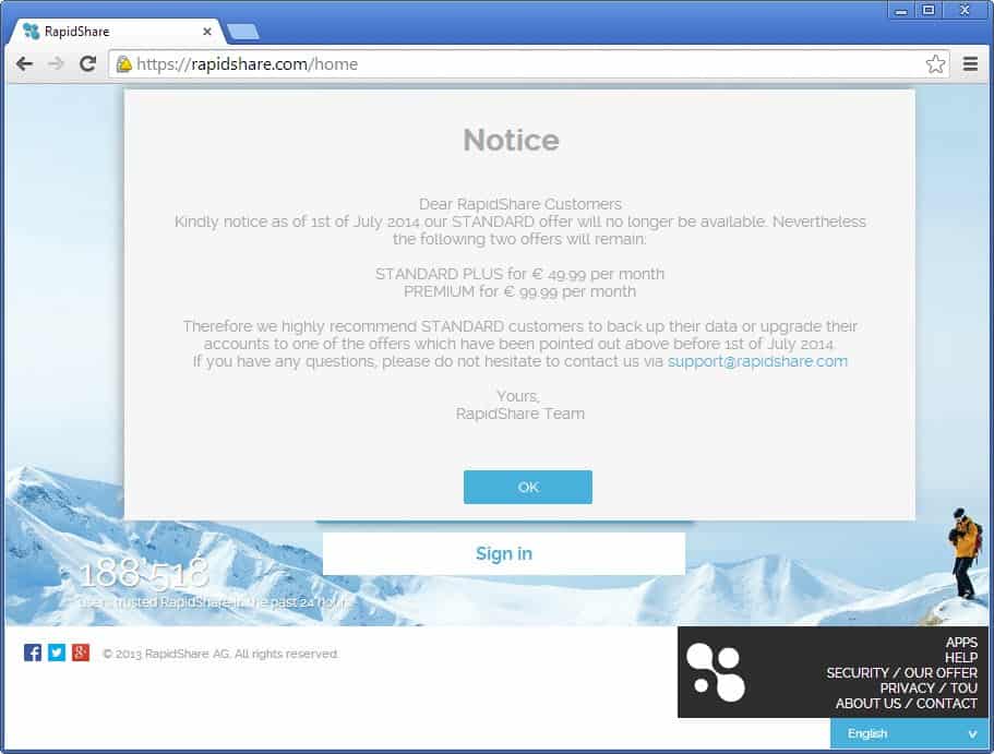 rapidshare notice