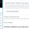 twitter email notifications