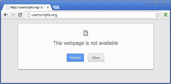 userscripts.org this webpage is not available