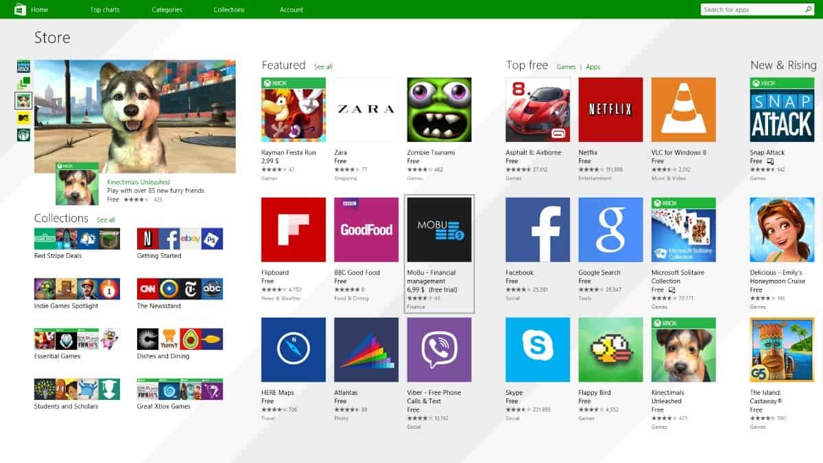 How to update Windows Store applications in Windows 8.1.