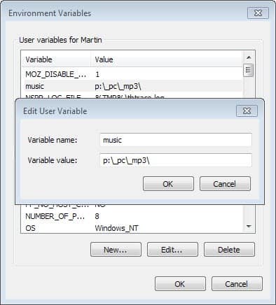 windows user variables