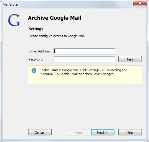 archive google mail