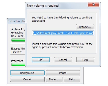 How to repair and extract broken RAR archives