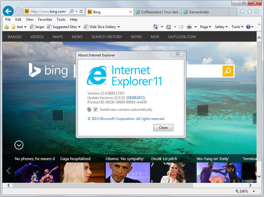 internet explorer